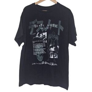 Death Note Graphic Tee T-Shirt Size Large